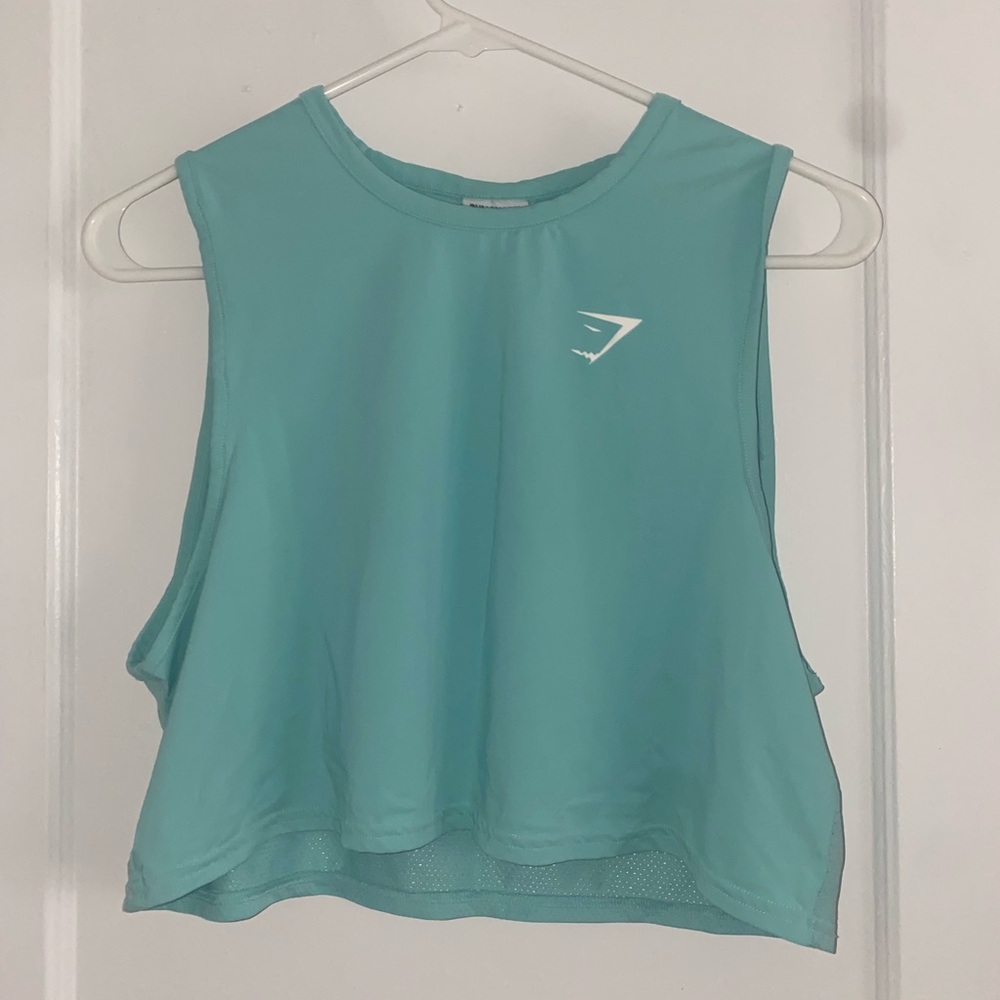 Gymshark Women's blue Tank Top